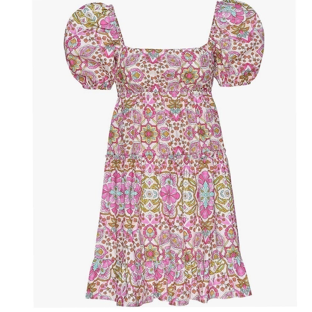 NWT Misa‎ Los Angeles Kayla Mini Dress in Veranda Floral $370 XS